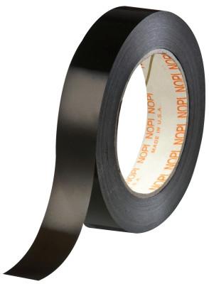 NOPI TPP Strapping Tape, 3/4 in x 60 yd, 95 lb/in Strength, Black