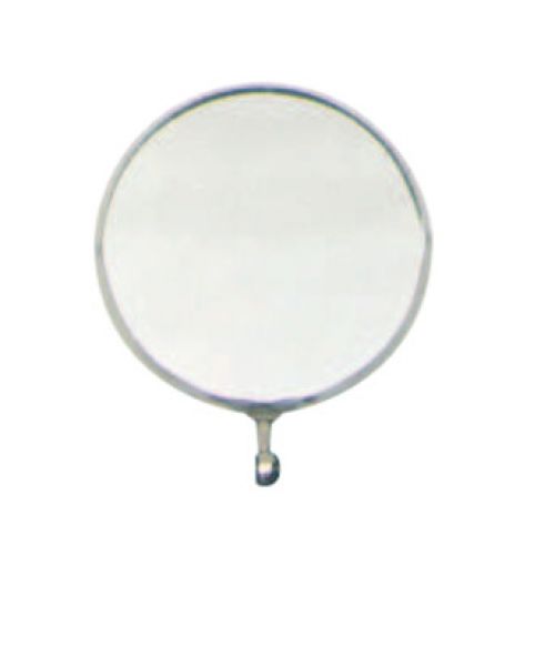 Inspection Mirror Head Assembly, Round, 3-1/4 in dia