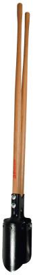Post Hole Digger, 11-1/2 in Beveled Blades, 6 in Spread, Hercules Pattern, 48 in Straight American Hardwood Handles