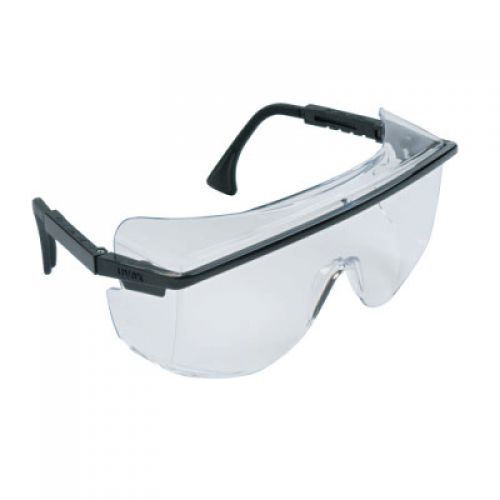 Honeywell Uvex Astrospec® 3001 Black Safety Glasses With Shade 5.0 Anti-Scratch/Hard Coat/Infra-dura Lens