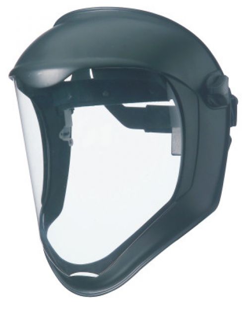 Clear Polycarbonate, Uncoated Visor, Black Matte Shell S8500