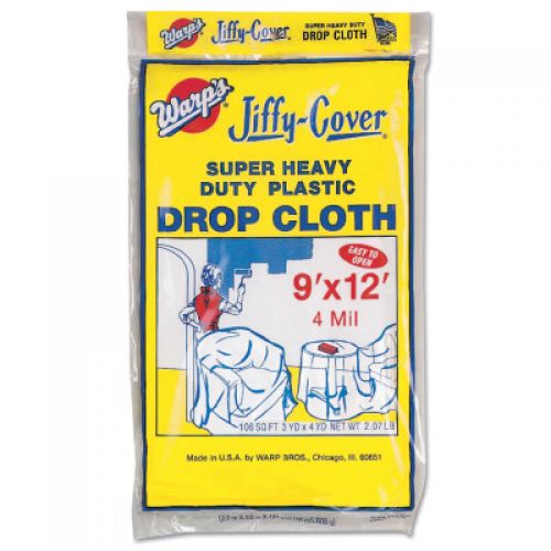 Super Heavyweight Drop Cloths, 9 ft x 12 ft, 4-Mil