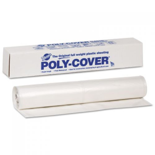 Poly-Cover Plastic Sheets, 4 Mil, 10 x 100, Clear
