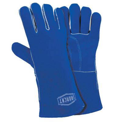 PIP Insulated Side Split Cowhide Welding Gloves with Reinforced Wing, Large, Blue