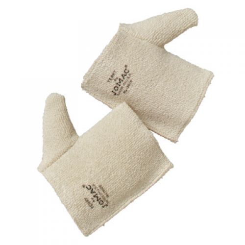 Jomac Hand Pads, 100% Terrycloth Loop-Out, Natural White