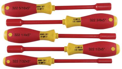 Insulated Tool Sets, Hex, Inch, 5 per set