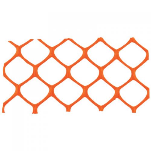 Mid-Grade Safety Fence, 4 ft x 50 ft, Polyethylene, Orange
