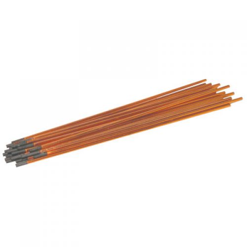 DC Copperclad Gouging Electrode, 3/16 in dia x 12 in L, Pointed