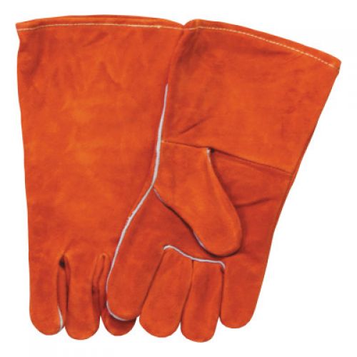 Split Cowhide Kevlar Welding Gloves, Large, Russet