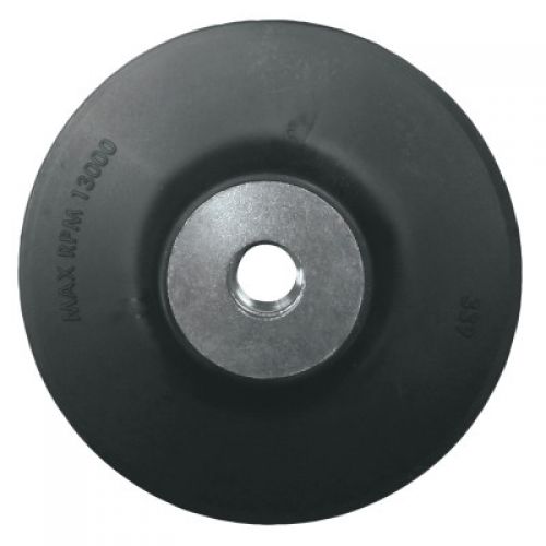 General Purpose Back-up Pad, 7 in x 5/8 in -11, 8500 RPM