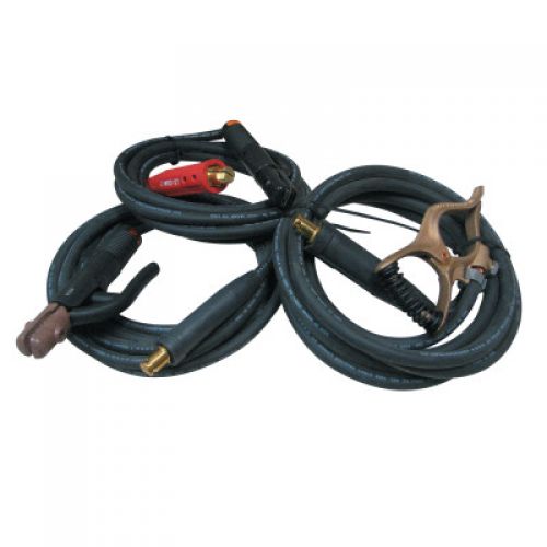 Welding Cable Assembly, 100 ft, 1/0 AWG, w/Connectors