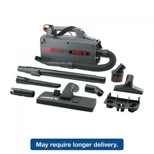 Commercial XL Pro 5 Canister Vacuum, 120 V, Gray, 5 1/4 x 8 x 13 1/2