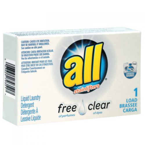 Free Clear HE Liquid Laundry Detergent, Unscented, 1.6 oz Vend-Box