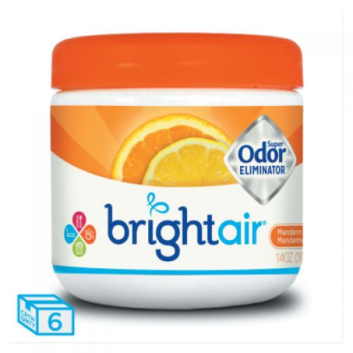 BRIGHT AIR Super Odor Eliminator, Mandarin Orange and Fresh Lemon, 14oz