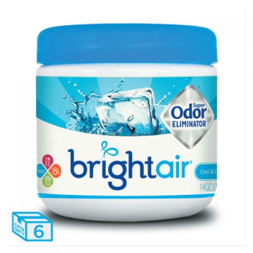 BRIGHT AIR Super Odor Eliminator, Cool and Clean, Blue, 14oz