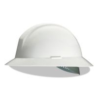 Everest Hard Hats, 4 Point, Full Brim, White