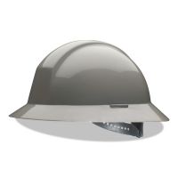 Everest Hard Hats, 4 Point, Full Brim, Gray