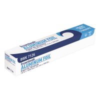 "Heavy-Duty Aluminum Foil Roll, 18 in x 1000ft, 20 Micron, Silver"