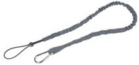 Tool Lanyard, 6 1/4 in, Stainless Steel Carabiner, 30 lb Capacity, 1 Leg