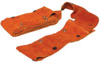 Anchor Brand Cable Covers with Snaps, Small, Leather, 10 ft