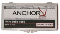 Anchor Brand Lube Pads, Treated, Silver