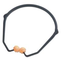 HOWARD LEIGHT BY HONEYWEL PerCap Banded Earplugs, Polyurethane, Black/Orange, Banded