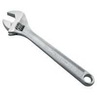 CRESCENT Chrome Adjustable Wrenches, 12 in Long, 1 1/2 in Opening, Chrome