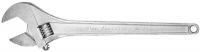 CRESCENT Chrome Adjustable Wrenches, 15 in Long, 1 11/16 in Opening, Chrome