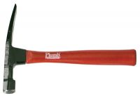 PLUMB Hickory Handled Brick Hammers, 15 oz, 11 in, Hickory Handle