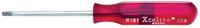 Xcelite Pocket Clip Round Blade Screwdrivers, 3/32 in, 5 1/4 in Overall Length