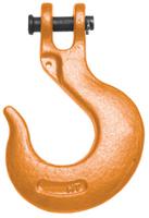 Campbell 476-A Series Clevis Slip Hooks, 7/16 in Painted Orange Alloy Steel