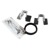 JOBOX Latch Replacement Kit - 10318-410, Steel/Plastic, Steel Gray