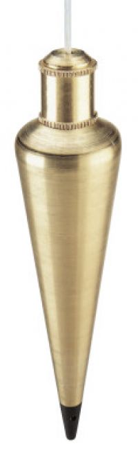 EMPIRE LEVEL Plumb Bobs, 12 oz, Corrosion Resistant Steel/Brass,