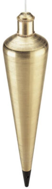 EMPIRE LEVEL Plumb Bobs, 16 oz, Corrosion Resistant Steel/Brass