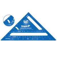 EMPIRE LEVEL True Blue® High Definition Rafter Square, 7", 8ths, Aluminum