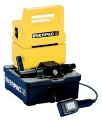 ENERPAC Economy Electric Pumps, 4-Way/3-Pos, 1 gal Useable Oil Cap. Max, 10,000 psi Max