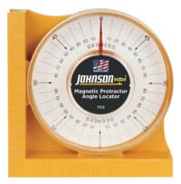 Magnetic Protractor Angle Locator, 0 - 90 Degrees, Inch, Metric and Graduations