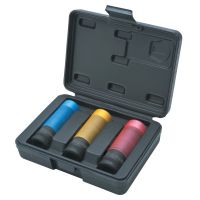 3 Piece Metric High-Strength Wheel Protector Impact Socket Set, 1/2 in
