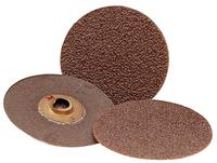 3M™ ABRASIVE Roloc Discs 361F, Aluminum Oxide, 3 in Dia., 80 Grit, Snap On Mount