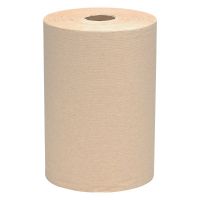KIMBERLY-CLARK PROFESSION Scott Hard Roll Towels, 100% Recycled, 1.5" Core, 8 x 400ft, Natural
