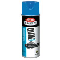 KRYLON Quik-Mark APWA Water-Based Inverted Marking Paints, 12oz Aerosol, Brilliant Blue