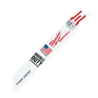 MILWAUKEE ELECTRIC TOOLS Thin Kerf SAWZALL Blades, 4 in x 3/4 in, 24 TPI, 1/2 in Universal, Most Metals
