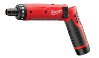 MILWAUKEE ELECTRIC TOOLS M4 1/4" Hex Screwdriver Kits, 600 rpm, 4 V