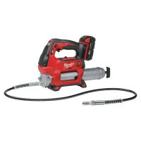 MILWAUKEE ELECTRIC TOOLS M18™ Cordless 2-Speed Grease Guns, 16 oz, 10,000 psi, 48 in Hose/Coupler