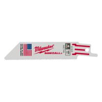 MILWAUKEE ELECTRIC TOOLS Thin Kerf SAWZALL Blades, 4 in x 3/4 in, 18 TPI,  1/2 in Universal, Most Metals