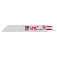 MILWAUKEE ELECTRIC TOOLS Thin Kerf SAWZALL Blades, 6 in x 3/4 in, 18 TPI, 1/2 in Universal, Most Metals