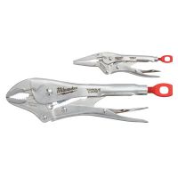 MILWAUKEE ELECTRIC TOOLS TORQUE LOCK Locking Pliers Set, 10" Curved Jaw Pliers, 6" Long Nose Pliers