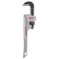 MILWAUKEE ELECTRIC TOOLS Pipe Wrench, 10 in Long, Aluminum