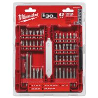 MILWAUKEE ELECTRIC TOOLS SHOCKWAVE Driver Bit Sets, 42 Piece