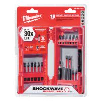 MILWAUKEE ELECTRIC TOOLS Electric Tools SHOCKWAVE Impact Duty Driver Bit Set, Hex 1/4 in